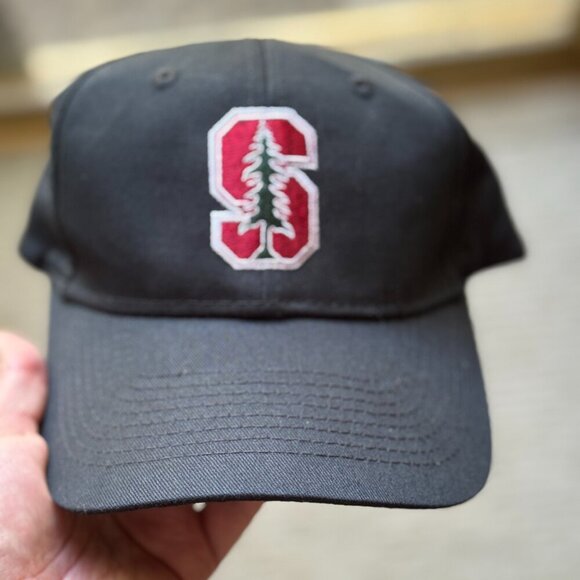 Stanford Baseball Hat O/S Black Red Port & Company University Cap Stitched Tree - Picture 7 of 7